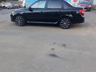 2017 Lada (ВАЗ) Granta I, чёрный, 450000 рублей, вид 4