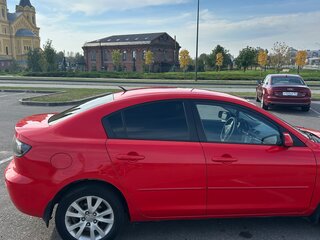 2008 Mazda 3 I (BK) Рестайлинг, красный, 590000 рублей, вид 4