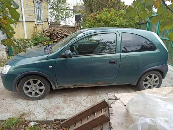 2003 Opel Corsa C, зелёный, 150000 рублей - вид 3