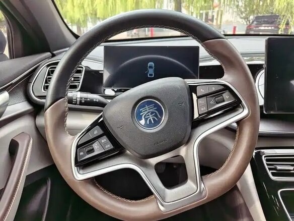 2024 BYD Qin Plus EV 400 I, голубой, 1570000 рублей - вид 7