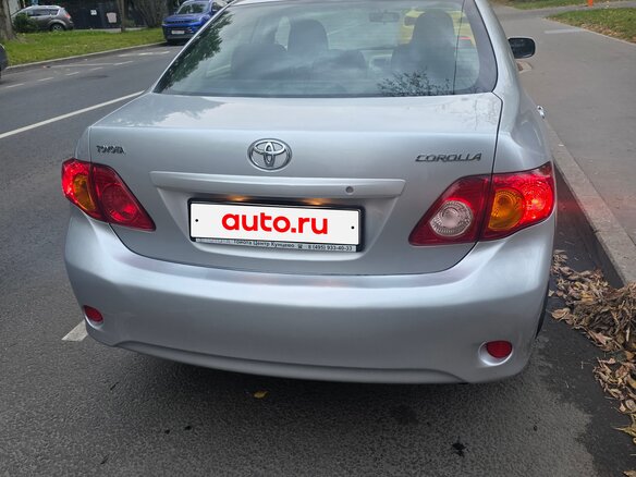 2008 Toyota Corolla AMT X (E140, E150), серебристый - вид 3