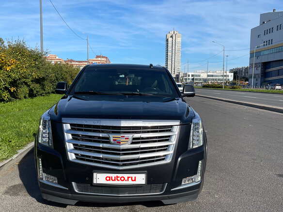 2016 Cadillac Escalade IV, чёрный, 3100000 рублей - вид 1