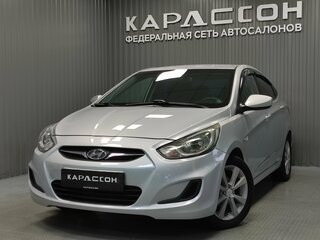 2014 Hyundai Solaris I, серебристый, 890000 рублей, вид 1