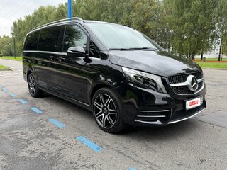 2022 Mercedes-Benz V-Класс Long 300 d длинный III (W447) Рестайлинг, чёрный, 7350000 рублей, вид 4