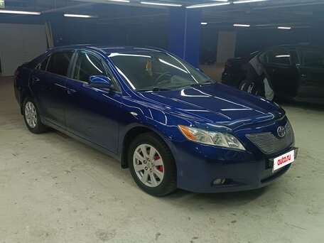 2008 Toyota Camry VI (XV40), синий, 810000 рублей, вид 1