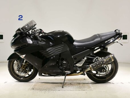 2008 Kawasaki ZZR 1400, чёрный, 745000 рублей, вид 1