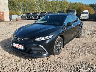 2022 Toyota Camry VIII (XV70) Рестайлинг, белый, 3490000 рублей, вид 2