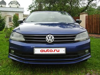 2018 Volkswagen Jetta VI Рестайлинг, синий, 1100000 рублей, вид 2