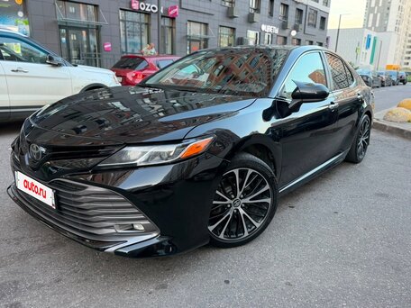 2018 Toyota Camry US Market VIII (XV70), чёрный, 1799000 рублей, вид 1