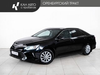 2016 Toyota Camry VII (XV50) Рестайлинг, чёрный, 2100000 рублей, вид 1