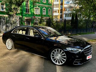 2020 Mercedes-Benz S-Класс 350 d Long 4MATIC VII (W223), чёрный, 12900000 рублей, вид 2