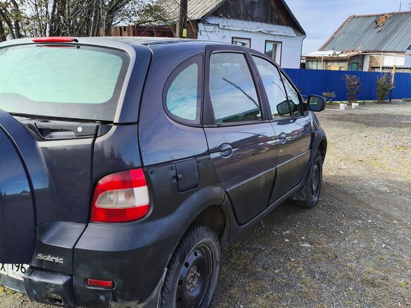 2001 Renault Scenic RX4 I Рестайлинг, синий, 400000 рублей - вид 4