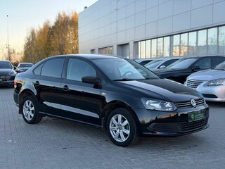 2014 Volkswagen Polo V, чёрный, 785000 рублей, вид 3
