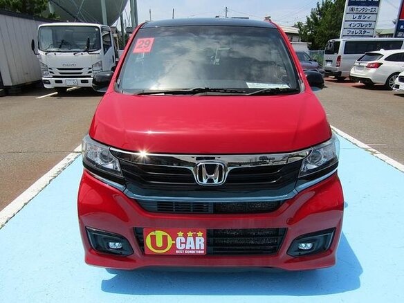2017 Honda N-WGN I Рестайлинг, красный, 580000 рублей - вид 1