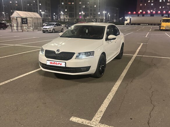 2014 Skoda Octavia III (A7), белый, 1370000 рублей - вид 2