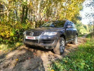 2007 Volkswagen Touareg I Рестайлинг, чёрный, 1399000 рублей, вид 2