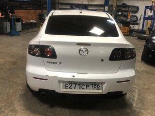 2008 Mazda 3 I (BK) Рестайлинг, белый, 550000 рублей, вид 4