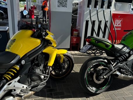 2012 Kawasaki ER-6N, жёлтый, 500000 рублей, вид 4