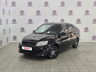 2014 Lada (ВАЗ) Granta I, чёрный, 381000 рублей, вид 1