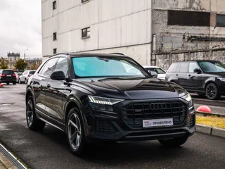 2021 Audi Q8 45 TDI I (4M), чёрный, 5399000 рублей, вид 5