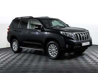 2017 Toyota Land Cruiser Prado 150 Series Рестайлинг 1, чёрный, 3990000 рублей, вид 3