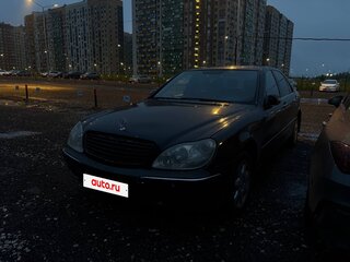 2001 Mercedes-Benz S-Класс 430 Long IV (W220), чёрный, 350000 рублей, вид 1