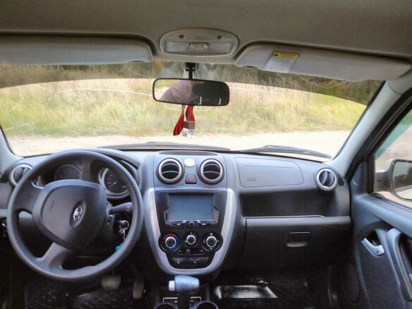 2013 Lada (ВАЗ) Granta I, бежевый, 375000 рублей - вид 9