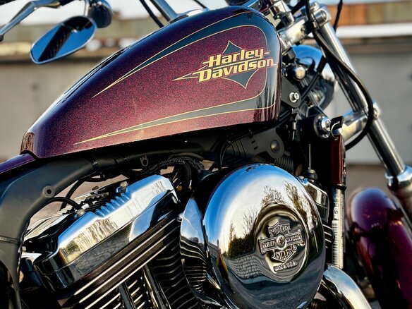 2012 Harley-Davidson Sportster 1200, красный, 660000 рублей - вид 9