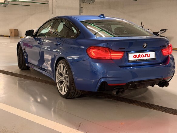 2017 BMW 4 серии Gran Coupe 430i xDrive F32/F33/F36 Рестайлинг, синий, 2580000 рублей - вид 4