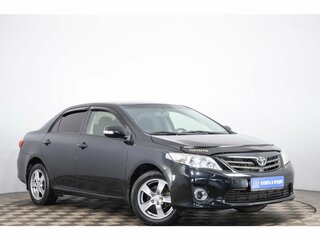 2011 Toyota Corolla X (E140, E150) Рестайлинг, чёрный, 889000 рублей, вид 1