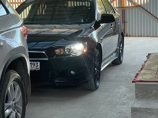 2007 Mitsubishi Lancer X, чёрный, 720000 рублей, вид 1