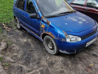2007 Lada (ВАЗ) Kalina I, синий, 50000 рублей, вид 4