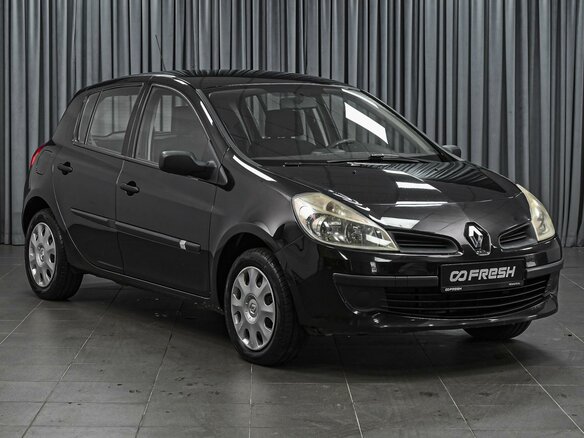2007 Renault Clio III, чёрный, 575000 рублей