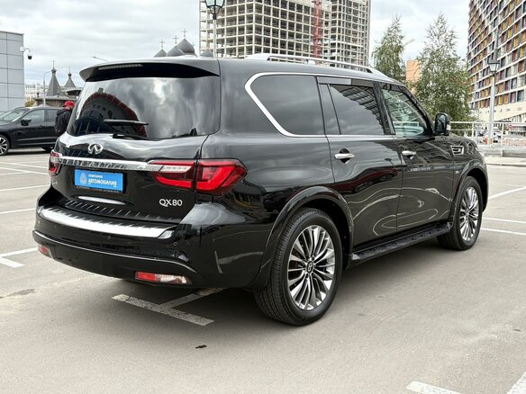 2018 Infiniti QX80 I Рестайлинг 2, чёрный, 3849000 рублей - вид 3