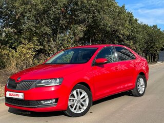 2018 Skoda Rapid I Рестайлинг, красный, 1199000 рублей, вид 4