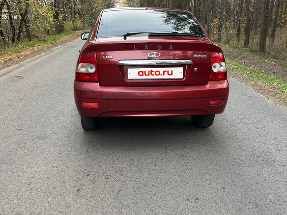 2008 Lada (ВАЗ) Priora I, красный, 215000 рублей - вид 5