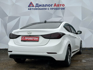 2014 Hyundai Elantra V (MD) Рестайлинг, белый, 1050000 рублей, вид 5
