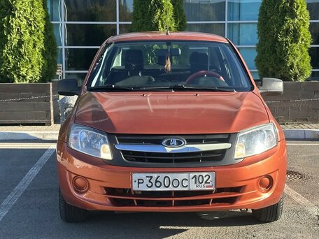 2014 Lada (ВАЗ) Granta I, оранжевый, 325000 рублей, вид 2