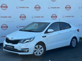 2016 Kia Rio III Рестайлинг, белый, 1199000 рублей, вид 1