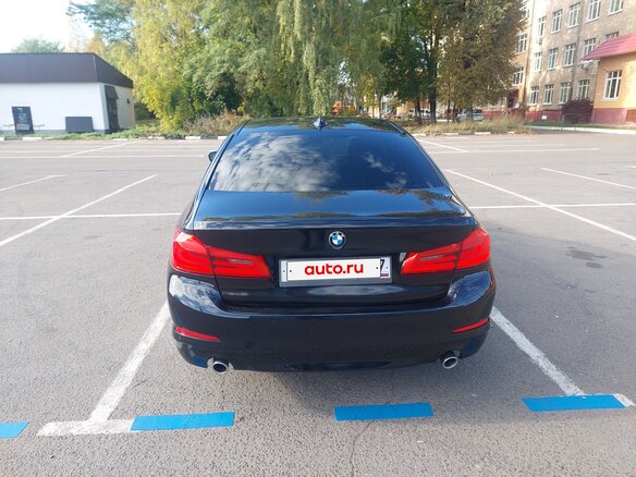 2017 BMW 5 серии 520d VII (G30/G31/G38), чёрный, 2100000 рублей