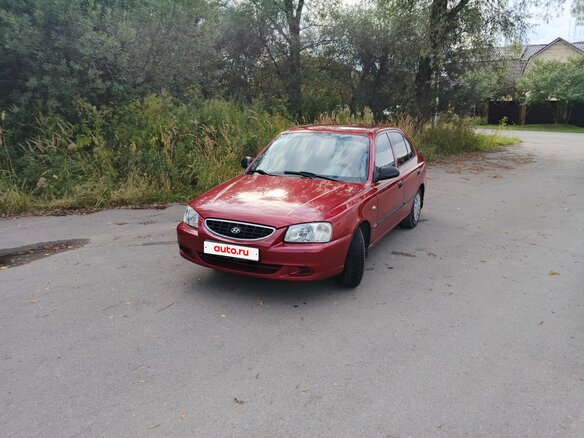 2004 Hyundai Accent ТагАЗ II, красный