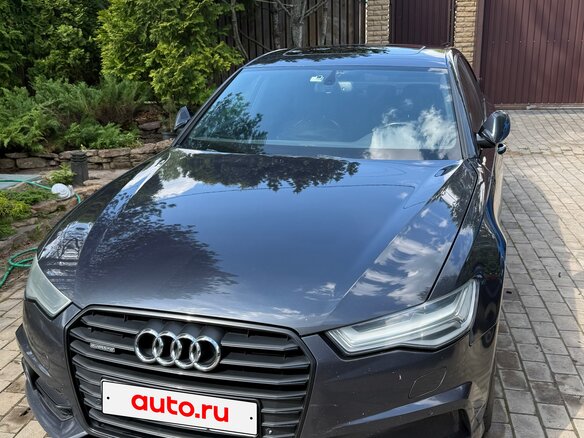 2016 Audi A6 IV (C7) Рестайлинг, чёрный, 2700000 рублей