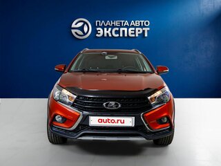 2018 Lada (ВАЗ) Vesta SW Cross I, красный, 940000 рублей, вид 2