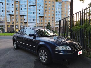 2003 Volkswagen Passat B5 Рестайлинг, синий, 270000 рублей, вид 1