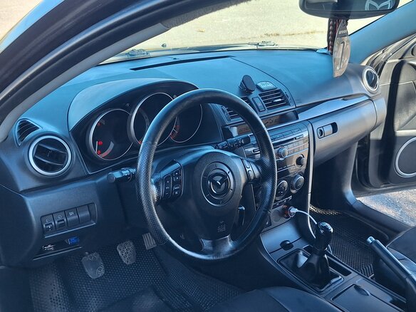 2006 Mazda 3 I (BK) Рестайлинг, чёрный, 580000 рублей - вид 7