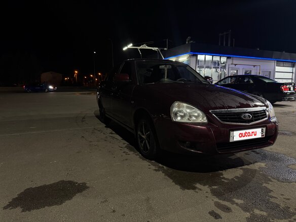 2012 Lada (ВАЗ) Priora I, пурпурный, 375000 рублей - вид 1
