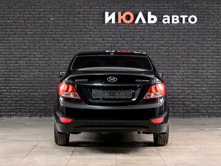 2012 Hyundai Solaris I, чёрный, 590000 рублей, вид 2