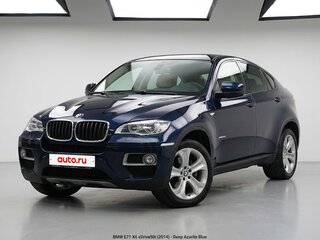 2013 BMW X6 35i I (E71) Рестайлинг, синий, 1810000 рублей, вид 1