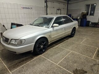 1996 Audi A6 I (C4), серебристый, 450000 рублей, вид 2