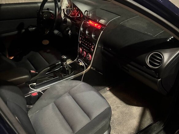 2006 Mazda 6 I (GG) Рестайлинг, синий, 450000 рублей - вид 16